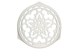 Deluxe Round Trivet - White