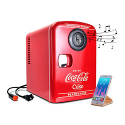 Coca-Cola 4L Mini Fridge/Warmer with Bluetooth Speaker