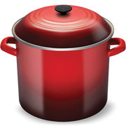 Le Creuset  11.4L Stockpot - Cerise