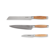 3pc. Knife Set - Olive Wood